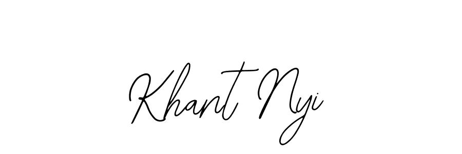 Make a short Khant Nyi signature style. Manage your documents anywhere anytime using Bearetta-2O07w. Create and add eSignatures, submit forms, share and send files easily. Khant Nyi signature style 12 images and pictures png