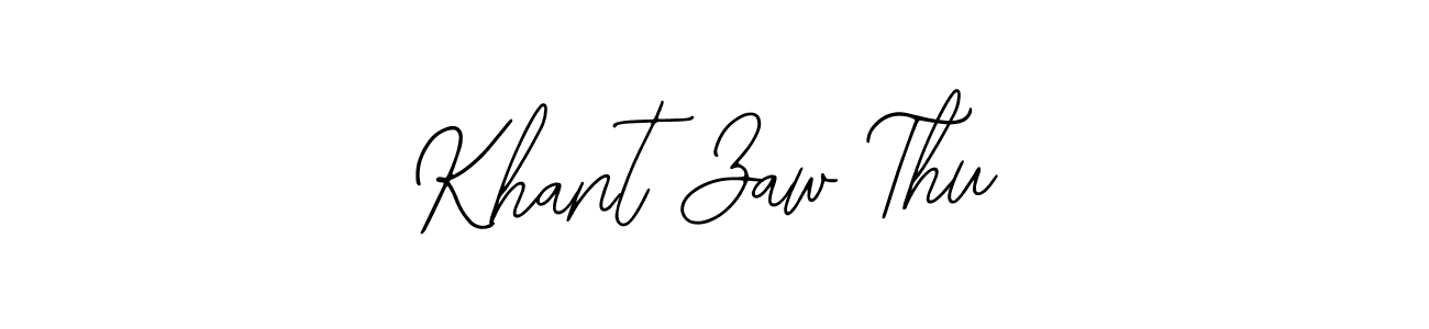 Similarly Bearetta-2O07w is the best handwritten signature design. Signature creator online .You can use it as an online autograph creator for name Khant Zaw Thu. Khant Zaw Thu signature style 12 images and pictures png