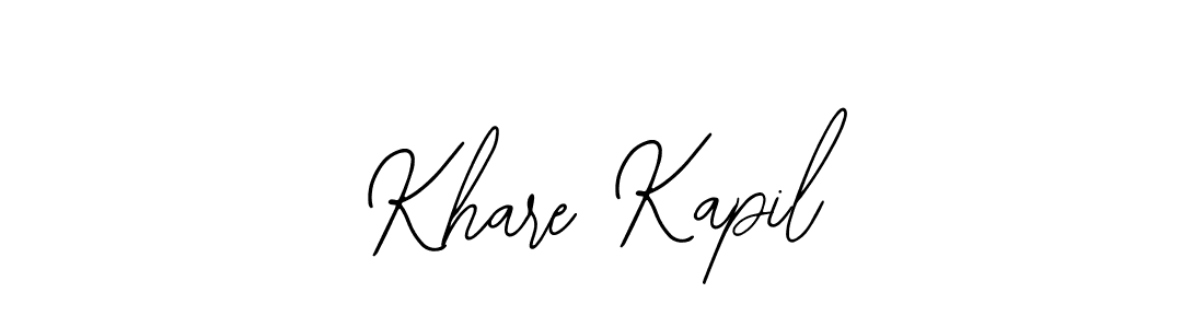 Make a beautiful signature design for name Khare Kapil. Use this online signature maker to create a handwritten signature for free. Khare Kapil signature style 12 images and pictures png