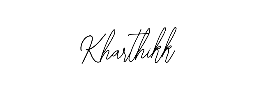 This is the best signature style for the Kharthikk name. Also you like these signature font (Bearetta-2O07w). Mix name signature. Kharthikk signature style 12 images and pictures png