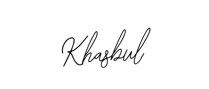 Bearetta-2O07w is a professional signature style that is perfect for those who want to add a touch of class to their signature. It is also a great choice for those who want to make their signature more unique. Get Khasbul name to fancy signature for free. Khasbul signature style 12 images and pictures png