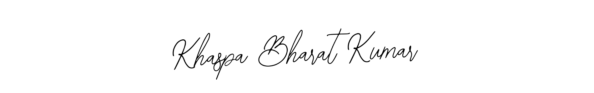 This is the best signature style for the Khaspa Bharat Kumar name. Also you like these signature font (Bearetta-2O07w). Mix name signature. Khaspa Bharat Kumar signature style 12 images and pictures png