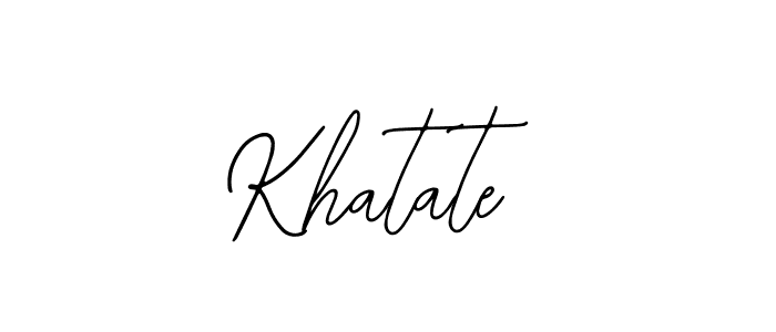 Create a beautiful signature design for name Khatate. With this signature (Bearetta-2O07w) fonts, you can make a handwritten signature for free. Khatate signature style 12 images and pictures png