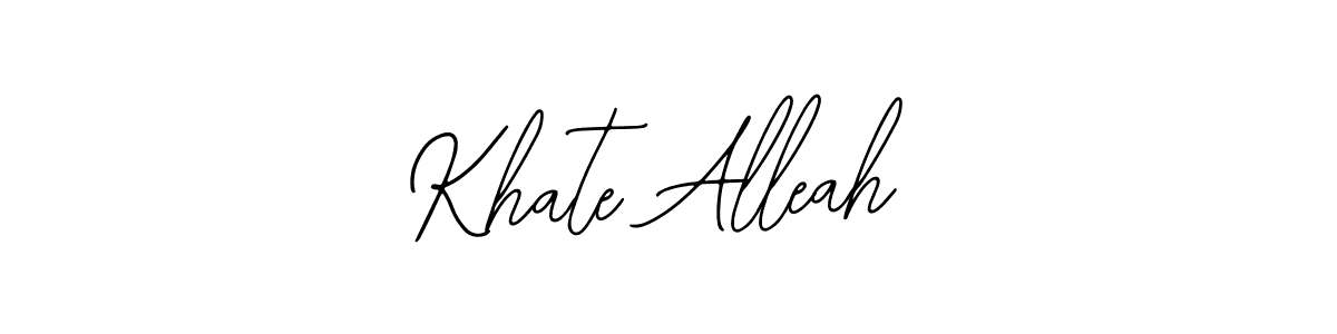 How to Draw Khate Alleah signature style? Bearetta-2O07w is a latest design signature styles for name Khate Alleah. Khate Alleah signature style 12 images and pictures png