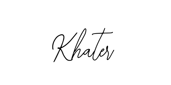 Make a beautiful signature design for name Khater. Use this online signature maker to create a handwritten signature for free. Khater signature style 12 images and pictures png