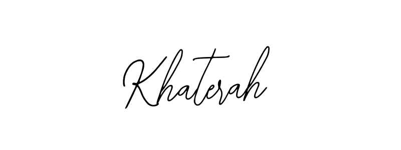 How to Draw Khaterah signature style? Bearetta-2O07w is a latest design signature styles for name Khaterah. Khaterah signature style 12 images and pictures png