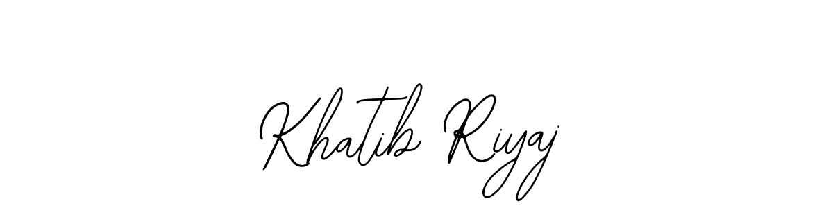 Make a beautiful signature design for name Khatib Riyaj. Use this online signature maker to create a handwritten signature for free. Khatib Riyaj signature style 12 images and pictures png