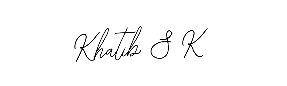 Also we have Khatib S K name is the best signature style. Create professional handwritten signature collection using Bearetta-2O07w autograph style. Khatib S K signature style 12 images and pictures png