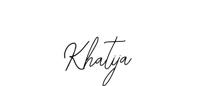 Similarly Bearetta-2O07w is the best handwritten signature design. Signature creator online .You can use it as an online autograph creator for name Khatija. Khatija signature style 12 images and pictures png