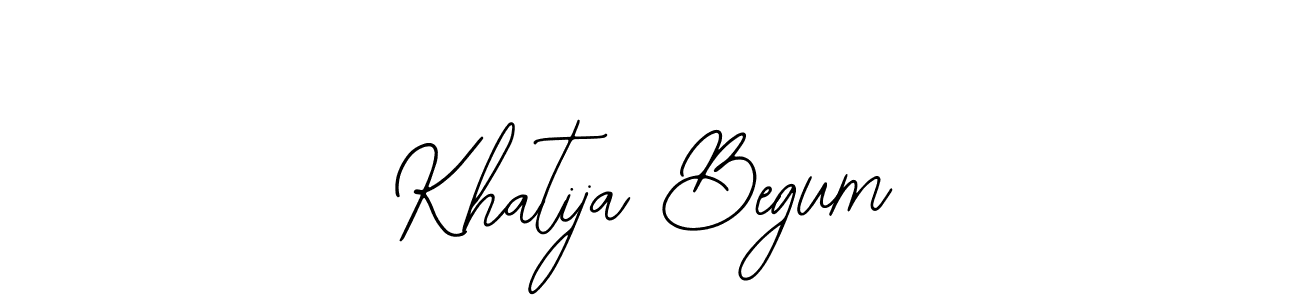 Create a beautiful signature design for name Khatija Begum. With this signature (Bearetta-2O07w) fonts, you can make a handwritten signature for free. Khatija Begum signature style 12 images and pictures png