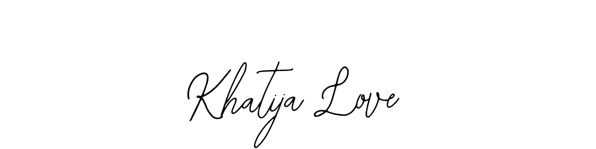 Make a short Khatija Love signature style. Manage your documents anywhere anytime using Bearetta-2O07w. Create and add eSignatures, submit forms, share and send files easily. Khatija Love signature style 12 images and pictures png