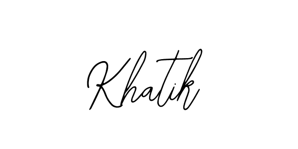 Create a beautiful signature design for name Khatik. With this signature (Bearetta-2O07w) fonts, you can make a handwritten signature for free. Khatik signature style 12 images and pictures png