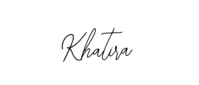 Also You can easily find your signature by using the search form. We will create Khatira name handwritten signature images for you free of cost using Bearetta-2O07w sign style. Khatira signature style 12 images and pictures png