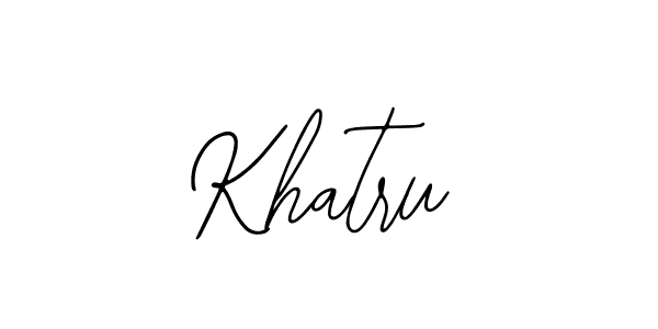 How to Draw Khatru signature style? Bearetta-2O07w is a latest design signature styles for name Khatru. Khatru signature style 12 images and pictures png