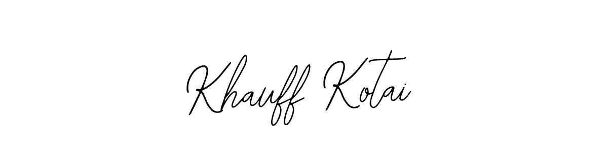 Make a beautiful signature design for name Khauff Kotai. Use this online signature maker to create a handwritten signature for free. Khauff Kotai signature style 12 images and pictures png