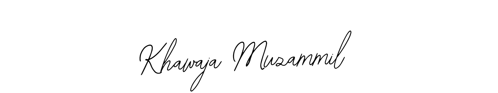 How to make Khawaja Muzammil signature? Bearetta-2O07w is a professional autograph style. Create handwritten signature for Khawaja Muzammil name. Khawaja Muzammil signature style 12 images and pictures png