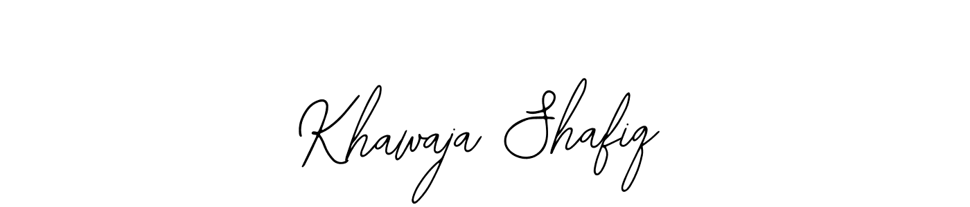 Khawaja Shafiq stylish signature style. Best Handwritten Sign (Bearetta-2O07w) for my name. Handwritten Signature Collection Ideas for my name Khawaja Shafiq. Khawaja Shafiq signature style 12 images and pictures png