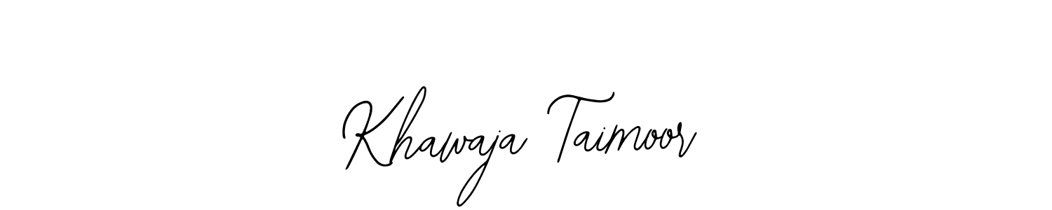 How to Draw Khawaja Taimoor signature style? Bearetta-2O07w is a latest design signature styles for name Khawaja Taimoor. Khawaja Taimoor signature style 12 images and pictures png