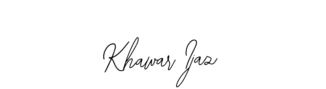 Design your own signature with our free online signature maker. With this signature software, you can create a handwritten (Bearetta-2O07w) signature for name Khawar Ijaz. Khawar Ijaz signature style 12 images and pictures png