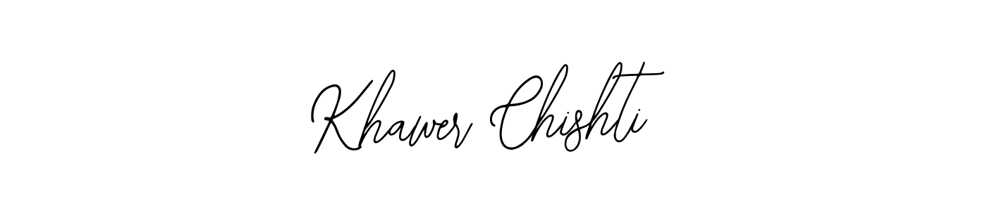 if you are searching for the best signature style for your name Khawer Chishti. so please give up your signature search. here we have designed multiple signature styles  using Bearetta-2O07w. Khawer Chishti signature style 12 images and pictures png