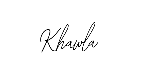 Make a beautiful signature design for name Khawla. With this signature (Bearetta-2O07w) style, you can create a handwritten signature for free. Khawla signature style 12 images and pictures png