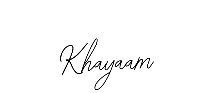 How to Draw Khayaam signature style? Bearetta-2O07w is a latest design signature styles for name Khayaam. Khayaam signature style 12 images and pictures png