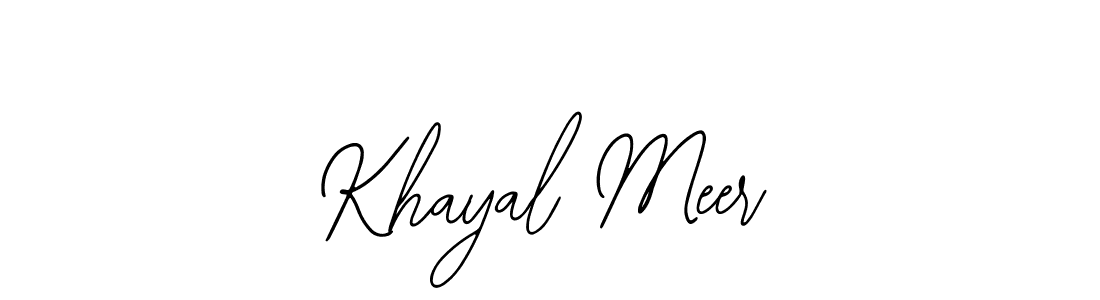 Make a beautiful signature design for name Khayal Meer. Use this online signature maker to create a handwritten signature for free. Khayal Meer signature style 12 images and pictures png