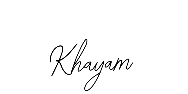 How to Draw Khayam signature style? Bearetta-2O07w is a latest design signature styles for name Khayam. Khayam signature style 12 images and pictures png