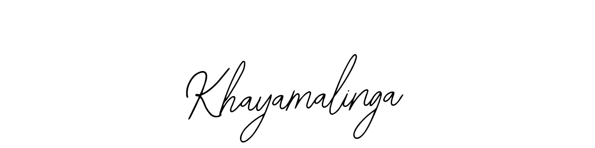 Khayamalinga stylish signature style. Best Handwritten Sign (Bearetta-2O07w) for my name. Handwritten Signature Collection Ideas for my name Khayamalinga. Khayamalinga signature style 12 images and pictures png