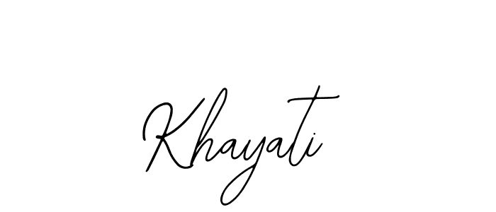 Also we have Khayati name is the best signature style. Create professional handwritten signature collection using Bearetta-2O07w autograph style. Khayati signature style 12 images and pictures png