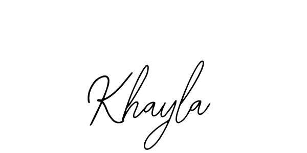 Make a beautiful signature design for name Khayla. Use this online signature maker to create a handwritten signature for free. Khayla signature style 12 images and pictures png