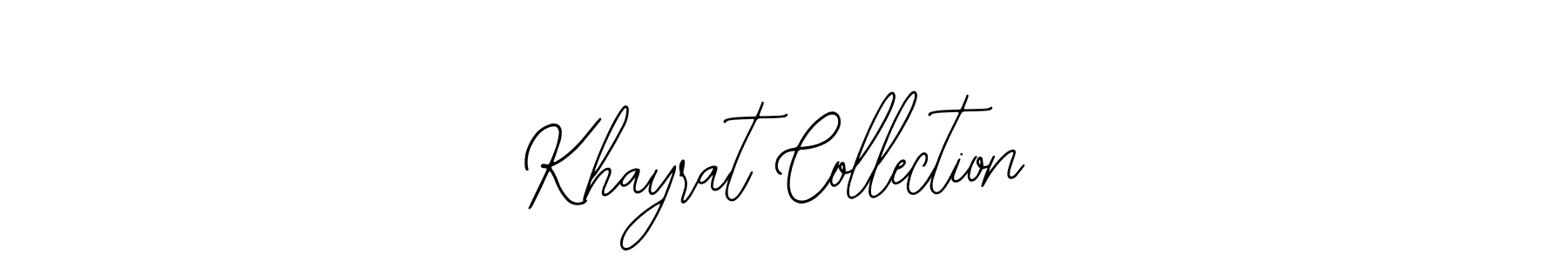 Make a beautiful signature design for name Khayrat Collection. With this signature (Bearetta-2O07w) style, you can create a handwritten signature for free. Khayrat Collection signature style 12 images and pictures png