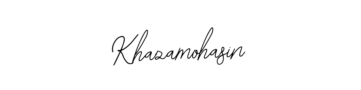 Make a beautiful signature design for name Khazamohasin. With this signature (Bearetta-2O07w) style, you can create a handwritten signature for free. Khazamohasin signature style 12 images and pictures png