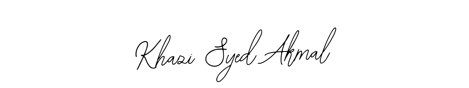 Make a beautiful signature design for name Khazi Syed Akmal. With this signature (Bearetta-2O07w) style, you can create a handwritten signature for free. Khazi Syed Akmal signature style 12 images and pictures png