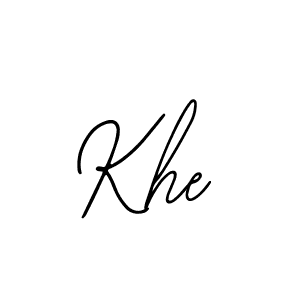 How to make Khe signature? Bearetta-2O07w is a professional autograph style. Create handwritten signature for Khe name. Khe signature style 12 images and pictures png
