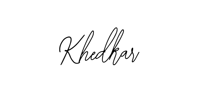 How to make Khedkar signature? Bearetta-2O07w is a professional autograph style. Create handwritten signature for Khedkar name. Khedkar signature style 12 images and pictures png