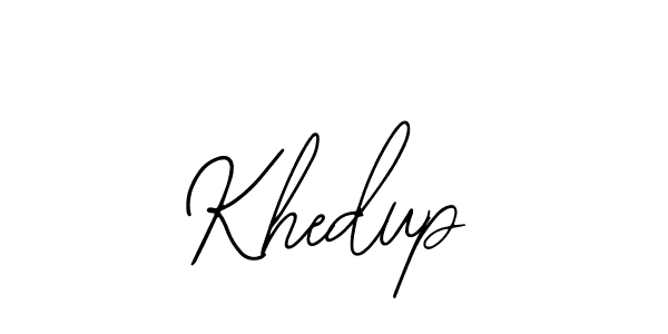 if you are searching for the best signature style for your name Khedup. so please give up your signature search. here we have designed multiple signature styles  using Bearetta-2O07w. Khedup signature style 12 images and pictures png