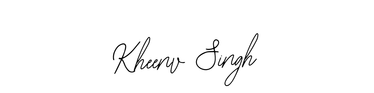 How to make Kheenv Singh signature? Bearetta-2O07w is a professional autograph style. Create handwritten signature for Kheenv Singh name. Kheenv Singh signature style 12 images and pictures png