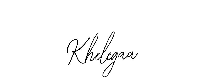 Use a signature maker to create a handwritten signature online. With this signature software, you can design (Bearetta-2O07w) your own signature for name Khelegaa. Khelegaa signature style 12 images and pictures png