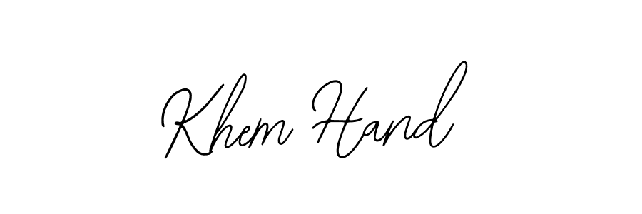 Check out images of Autograph of Khem Hand name. Actor Khem Hand Signature Style. Bearetta-2O07w is a professional sign style online. Khem Hand signature style 12 images and pictures png