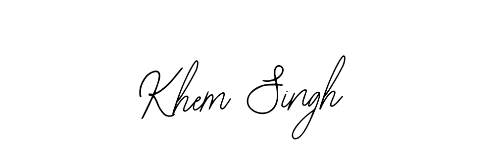 Best and Professional Signature Style for Khem Singh. Bearetta-2O07w Best Signature Style Collection. Khem Singh signature style 12 images and pictures png