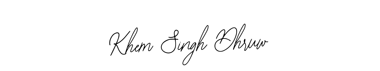 Khem Singh Dhruw stylish signature style. Best Handwritten Sign (Bearetta-2O07w) for my name. Handwritten Signature Collection Ideas for my name Khem Singh Dhruw. Khem Singh Dhruw signature style 12 images and pictures png