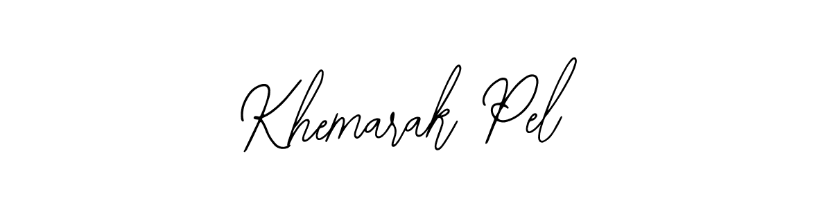 Bearetta-2O07w is a professional signature style that is perfect for those who want to add a touch of class to their signature. It is also a great choice for those who want to make their signature more unique. Get Khemarak Pel name to fancy signature for free. Khemarak Pel signature style 12 images and pictures png