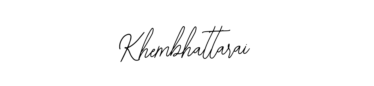 Use a signature maker to create a handwritten signature online. With this signature software, you can design (Bearetta-2O07w) your own signature for name Khembhattarai. Khembhattarai signature style 12 images and pictures png