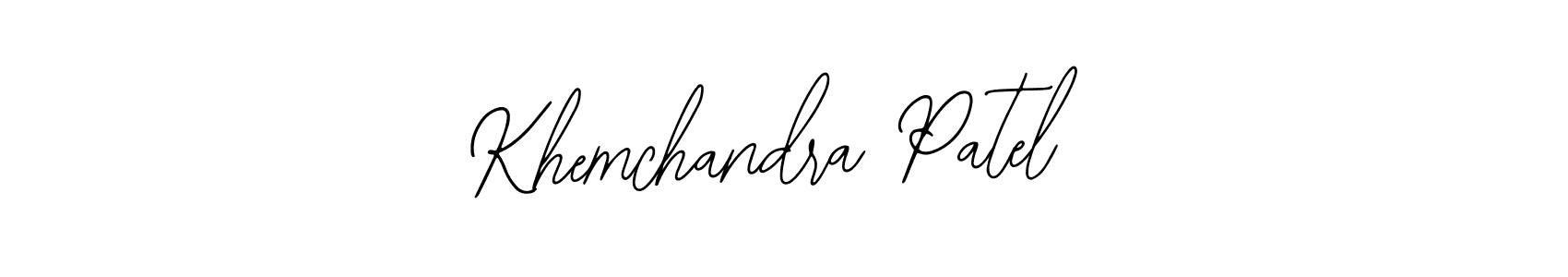 Design your own signature with our free online signature maker. With this signature software, you can create a handwritten (Bearetta-2O07w) signature for name Khemchandra Patel. Khemchandra Patel signature style 12 images and pictures png