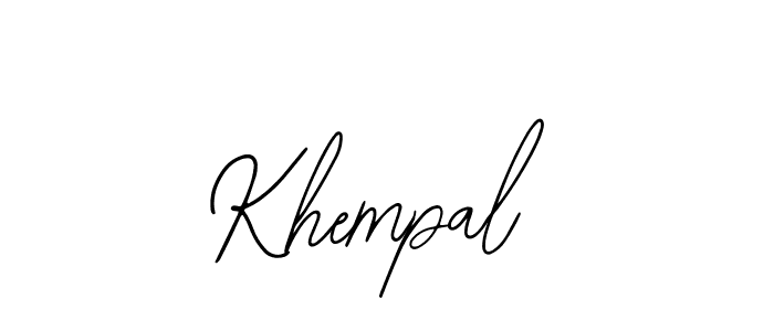 Once you've used our free online signature maker to create your best signature Bearetta-2O07w style, it's time to enjoy all of the benefits that Khempal name signing documents. Khempal signature style 12 images and pictures png