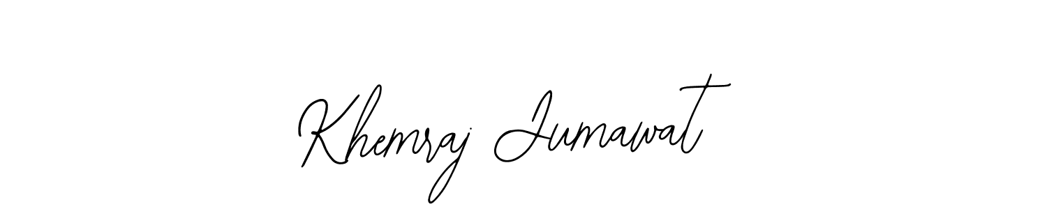 Make a beautiful signature design for name Khemraj Jumawat. Use this online signature maker to create a handwritten signature for free. Khemraj Jumawat signature style 12 images and pictures png