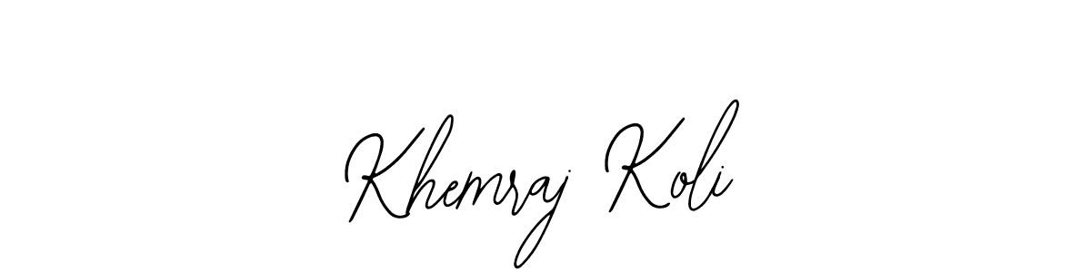 Best and Professional Signature Style for Khemraj Koli. Bearetta-2O07w Best Signature Style Collection. Khemraj Koli signature style 12 images and pictures png