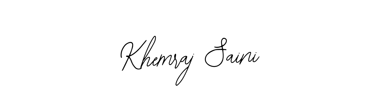 Make a short Khemraj Saini signature style. Manage your documents anywhere anytime using Bearetta-2O07w. Create and add eSignatures, submit forms, share and send files easily. Khemraj Saini signature style 12 images and pictures png