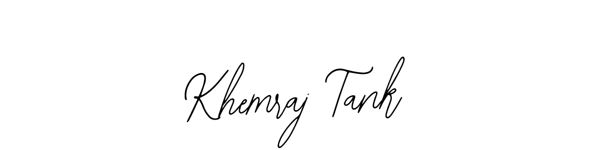 Make a beautiful signature design for name Khemraj Tank. With this signature (Bearetta-2O07w) style, you can create a handwritten signature for free. Khemraj Tank signature style 12 images and pictures png